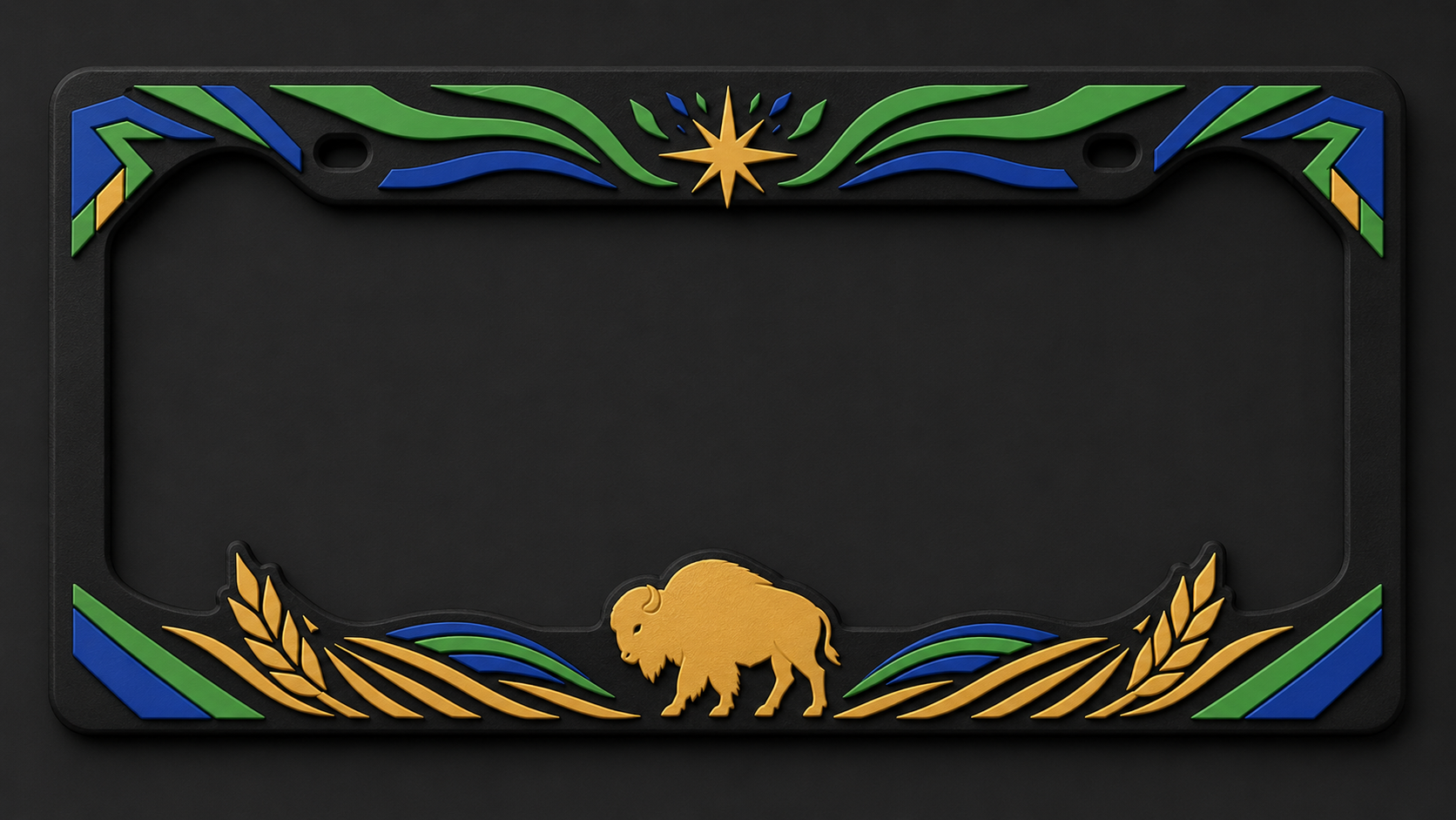 Manitoba Prairie Licence Plate Frame